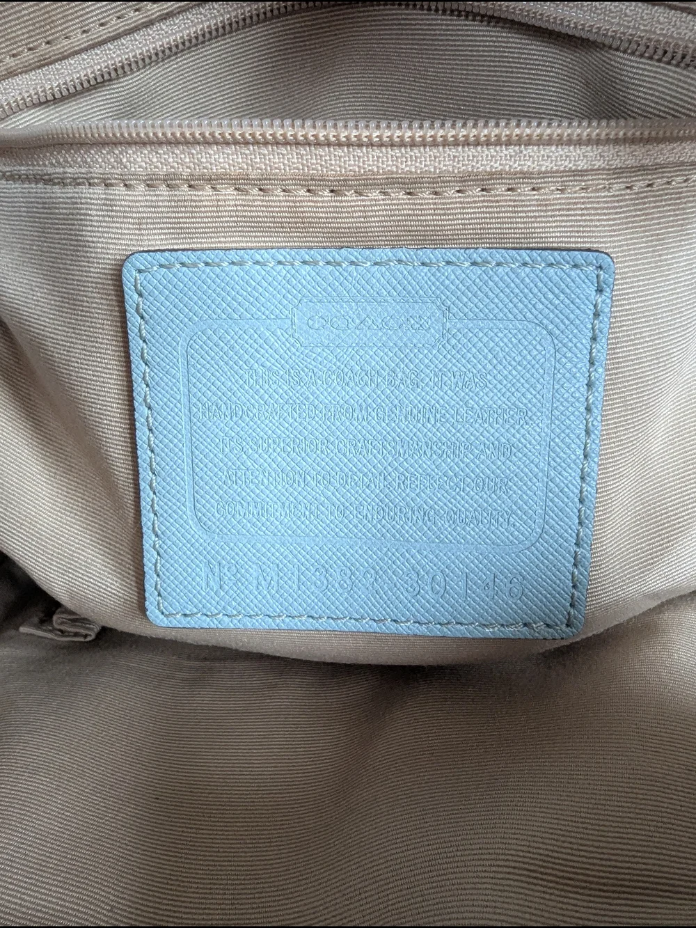 Coach Bleecker Mini Riley Carryall in Saffiano leather,